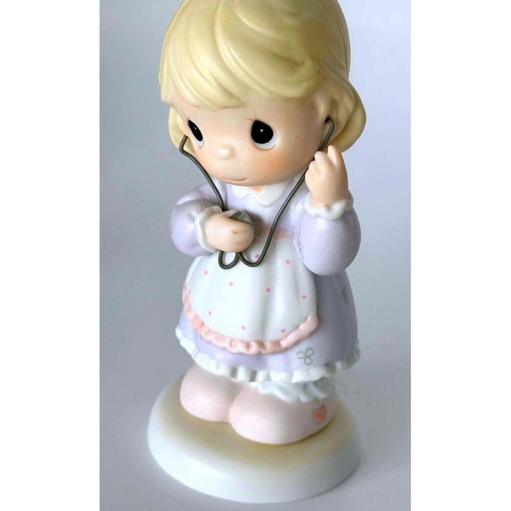 Precious moments Little Girl With Stethoscope